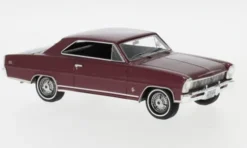 Chevrolet Nova SS Hardtop, dunkelrot, 1966, 1:43, Neo