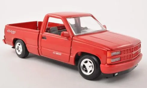 Chevrolet 1500 Pick Up 454 SS, rot, 1992, 1:24, Motormax