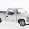 Chevrolet 1500 Pick Up 454 SS, silber, 1992, 1:24, Motormax