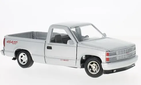 Chevrolet 1500 Pick Up 454 SS, silber, 1992, 1:24, Motormax