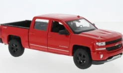 Chevrolet Silverado, rot, 2017, 1:24, Welly