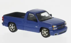 Chevrolet Silverado Single Cab, blau, 2006, 1:64, Para64