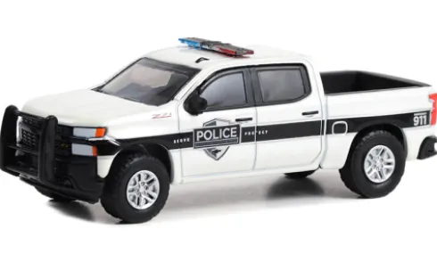 Chevrolet Silverado SSV, 2022, General Motors Fleet Police, 1:64, Greenlight