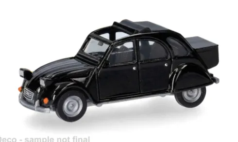 Citroen 2 CV, schwarz, 1:87, Herpa