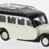 Citroen U23 Autocar, beige/schwarz, 1947, 1:87, Norev