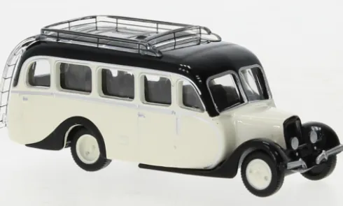 Citroen U23 Autocar, beige/schwarz, 1947, 1:87, Norev