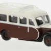 Citroen U23 Autocar, braun/beige, 1947, 1:87, Norev