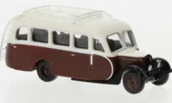 Citroen U23 Autocar, braun/beige, 1947, 1:87, Norev
