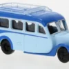 Citroen U23 Autocar, hellblau/dunkelblau, 1947, 1:87, Norev