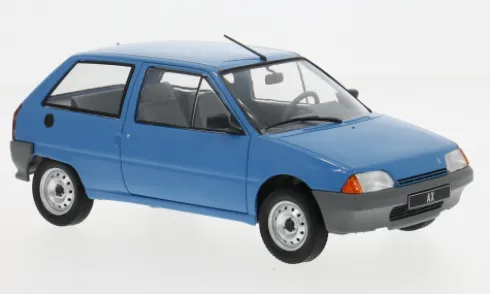 Citroen AX, blau, 1986, 1:24, WhiteBox