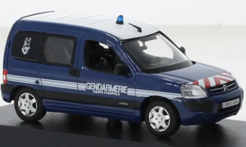 Citroen Berlingo, 2005, Gendarmerie - Equipe Cynophile, 1:43, Norev