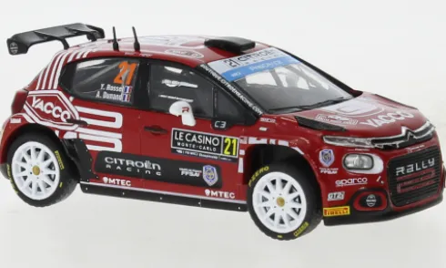 Citroen C3 Rally2, Rallye WM, Rally Monte Carlo, 2023, #21, Y.Rossel/A.Dunand, 1:43, IXO
