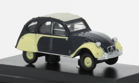 Citroen 2CV Dolly, blau/beige, 1:76, Oxford