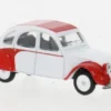Citroen 2CV Dolly, weiss/rot, 1:64, Schuco