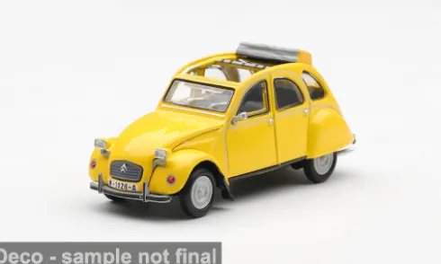 Citroen 2CV, gelb, 1981, James Bond 007 – For Your Eyes Only, 1:64, Mini GT