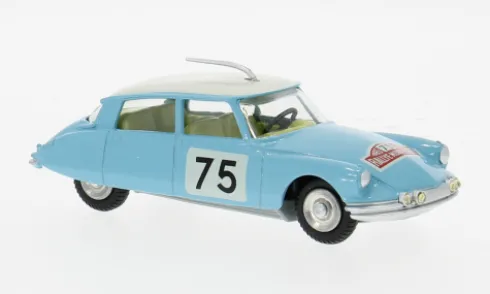 Citroen DS 19, Rally Monte Carlo, 1965, #75, N.Bob/T.Jacques, 1:43, Corgi