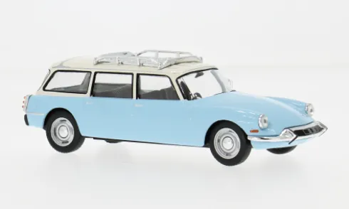 Citroen ID 19 Break, hellblau/weiss, 1960, 1:43, IXO