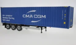 - Containerauflieger, CMA CGM, 1:24, Solido