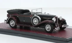 Cord L-29 Phaeton Sedan, schwarz/dunkelrot, 1931, 1:43, Matrix