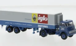 DAF DO 2000 Kühlkoffer-SZ, 1957, Binfürst - Iglo, 1:87, Brekina