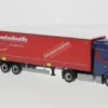 DAF XG, blau/rot, Heinloth, 1:87, Herpa