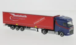 DAF XG, blau/rot, Heinloth, 1:87, Herpa
