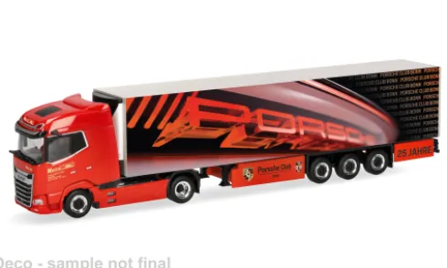 DAF XG, Spedition Wirtz/25 Jahre Porsche Club Bonn, 1:87, Herpa