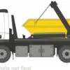 DAF Absetzkipper, weiss, 1:76, Oxford