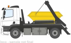 DAF Absetzkipper, weiss, 1:76, Oxford