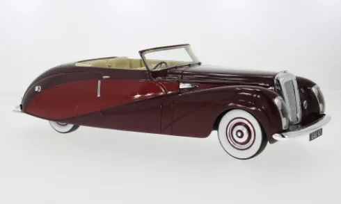 Daimler DE36 Hooper ''Green Goddess'', dunkelrot/rot, 1953, 1:18, Matrix