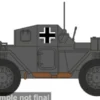 Daimler Dingo, 1944, Wehrmacht (Captured) France, 1:76, Oxford