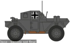 Daimler Dingo, 1944, Wehrmacht (Captured) France, 1:76, Oxford