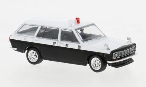 Datsun Bluebird 510, Polizei Japan, 1:64, Tarmac Works