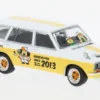 Datsun Bluebird 510, weiss/gelb, Ohige No Pon, 1:64, Tarmac Works