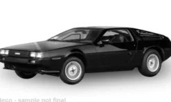 DeLorean DMC 12, schwarz, 1981, 1:18, Sun Star