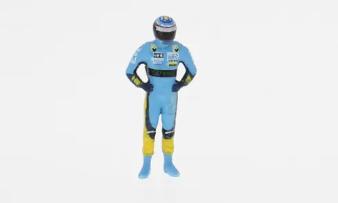 Diorama Alonso Renault, 1:64, Cartrix