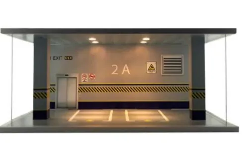 Diorama Car Park, 1:18, Atlantic