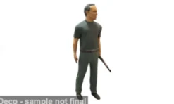 Diorama Clint Eastwood, Gran Torino, 1:18, Cartrix