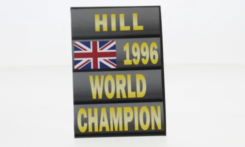 Diorama Damon Hill, 1996, 1:18, Cartrix