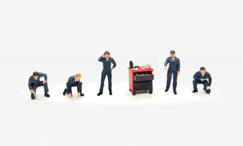 Diorama Figure set *Mechanics 5*, 1:64, American Diorama