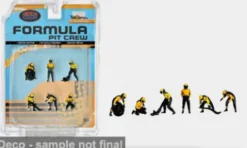 Diorama Formula Pit Crew Team Orange, 1:64, American Diorama