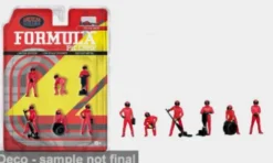 Diorama Formula Pit Crew Team Red, 1:64, American Diorama