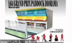 Diorama Grand Prix Paddock Diorama Team Red, 1:64, American Diorama