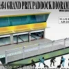 Diorama Grand Prix Paddock Diorama Team Black, 1:64, American Diorama