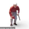 Diorama Old Biff Tannen, Back To The Future II, 1:43, Cartrix