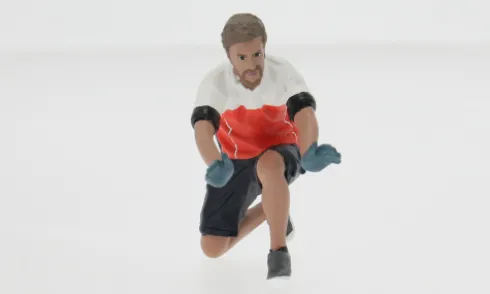 Diorama Race Crew 1, 1:18, American Diorama