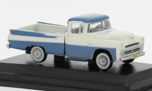 Dodge D100 Sweptside Pick Up, hellblau/weiss, 1957, 1:87, Oxford