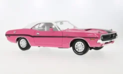 Dodge Challenger R/T, pink/schwarz, 1970, 1:18, Greenlight