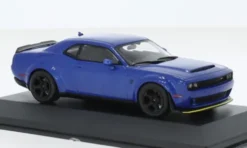 Dodge Challenger SRT Demon V8 6.2, blau, 2018, 1:43, Solido