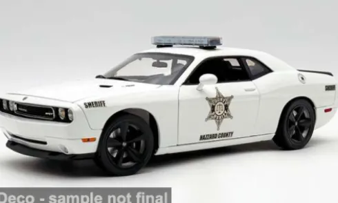 Dodge Challenger SRT 8, 2010, Hazzard County Sheriff, 1:18, ACME